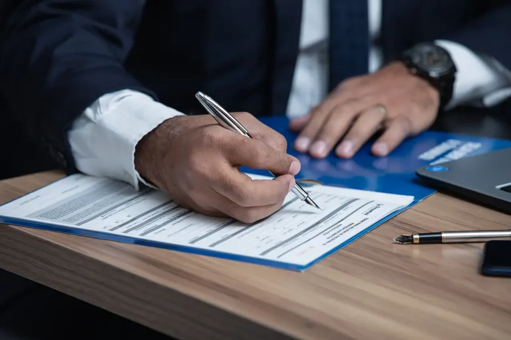 Assinatura de Declaração Compra e Venda